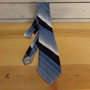 Quick Silver Men's Blue Striped Tie - 54" X 3 1/4"